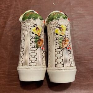 Ceramica de Cuernavaca salt and pepper shakers vintage Harvest 6-1/2”